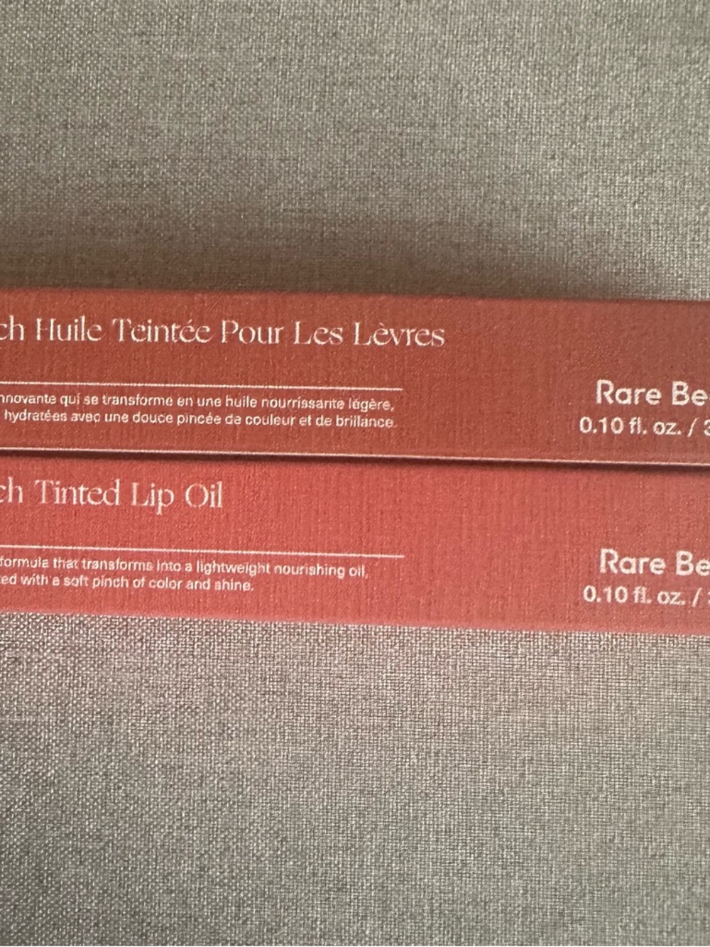 Rare Beauty Tinted Lip Oil Duo in Honesty & Joy